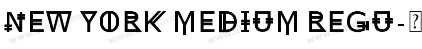 New York Medium Regu字体转换